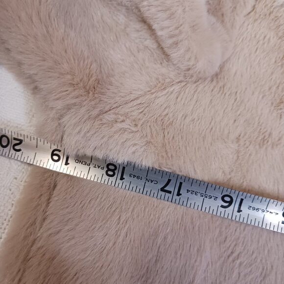 H & M Women's Teddy Cardigan Beige Soft and Fluffy size S - Picture 8 of 10